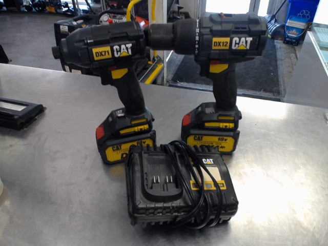 Impact drill avec hammer drill+2batt che