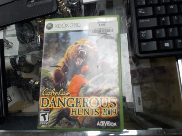 Cabelas dangerouis hunts 2009 on xbox 36