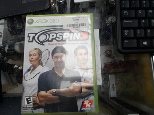 Topspin 3 2k sports on xbox 360