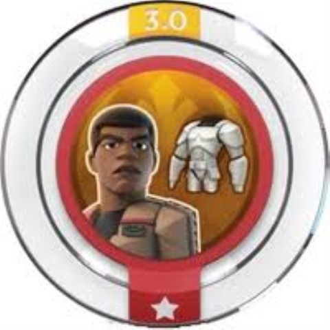 Finn's stormtrooper costume disc