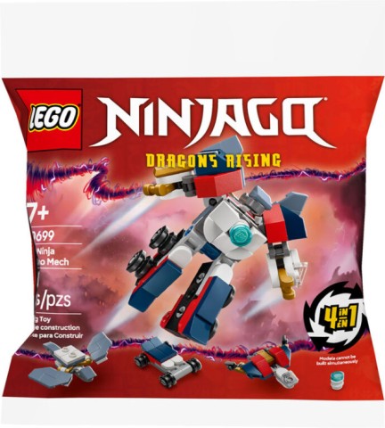 Ninjago : robot ninja combine mini