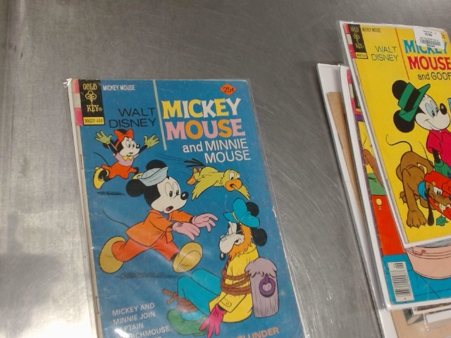 Mickey mouse and minnie mouse