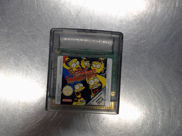 Simpsons treehouse of horror gameboy col