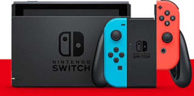 Nintendo switch avec acc doc et fil