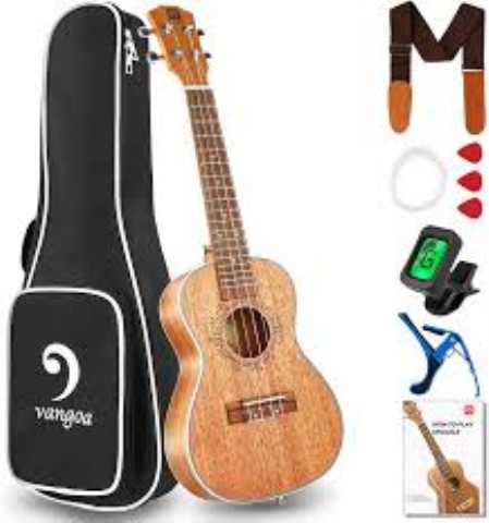 Petit guitare dans sac noir ukulele