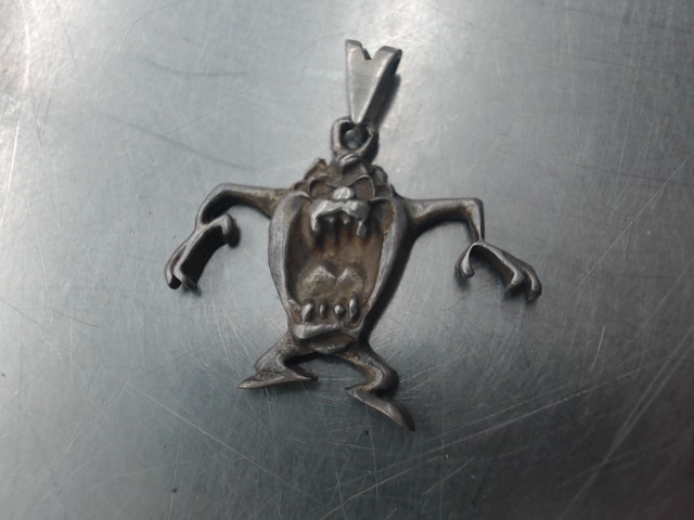 Breloque en argent diable tazmani