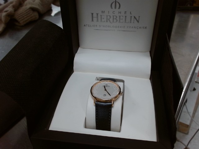 Montrte michel herbelin avec boite+card