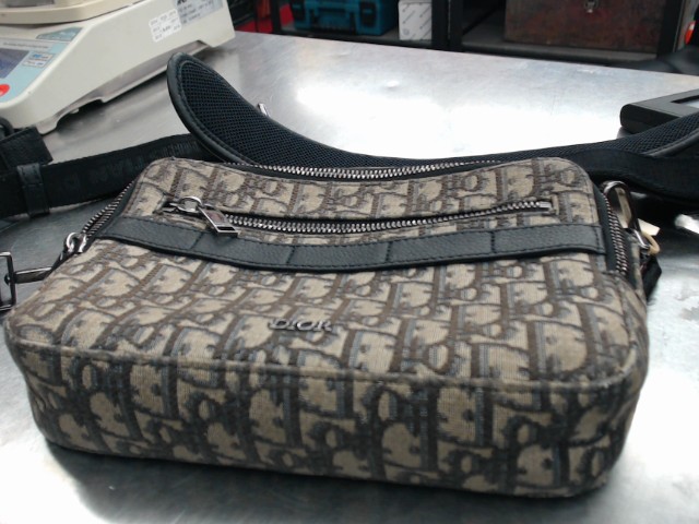 Mini safari bag with strap beige