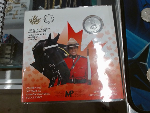 100 year royal mounted police 2020 silve