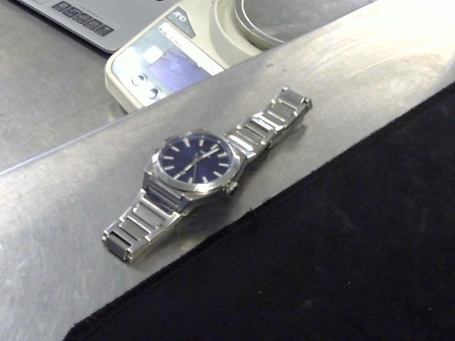 Fossil silver blue watch