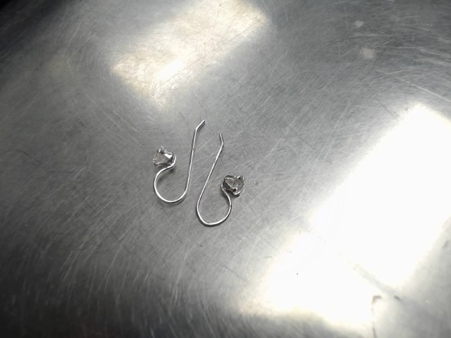 Pair boucle doreille en argent