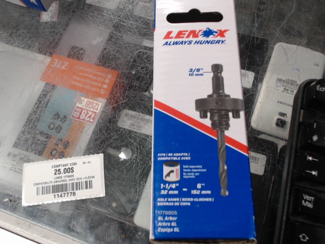 Compatibilit� universel pour scie-cloche