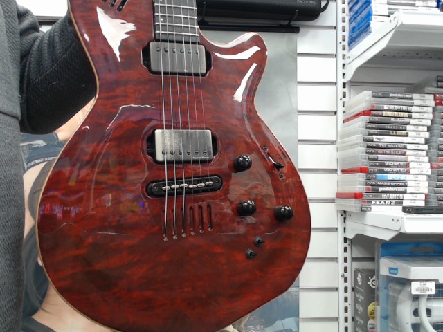 Guitare electroacoustique cognac burst