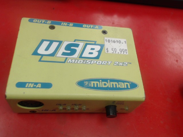 Usb midisport 2x2
