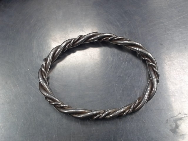 Bracelet silver jonc torsade 40g