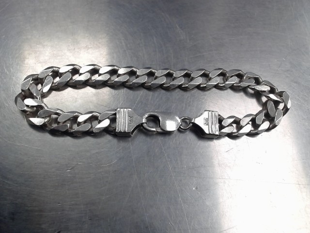 Bracelet argent cubain link