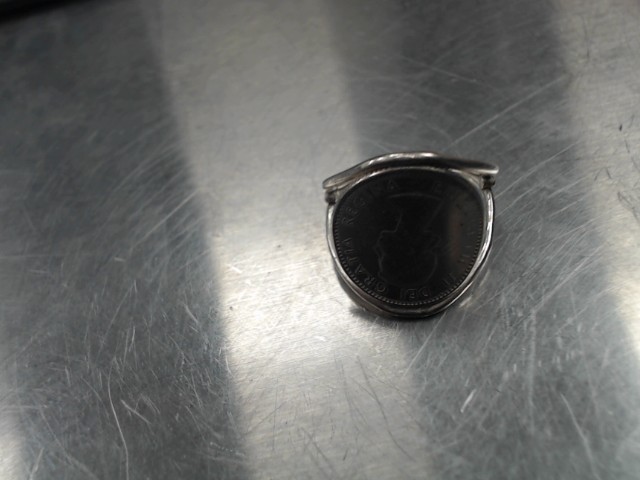 Bague argent avec 10 sous