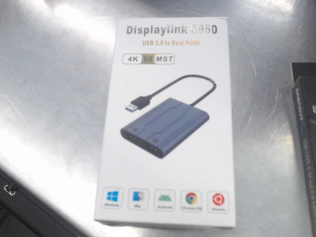 Usb 3.0 to dual hdmi 4k 60 mst brand new