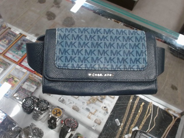 Sac banane michael kors blue denim
