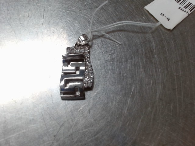 Breloque en argent + pierres