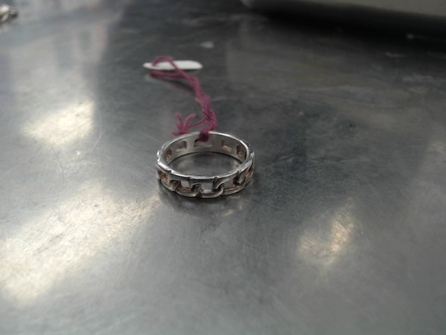 Bague silver 925 maille chaine