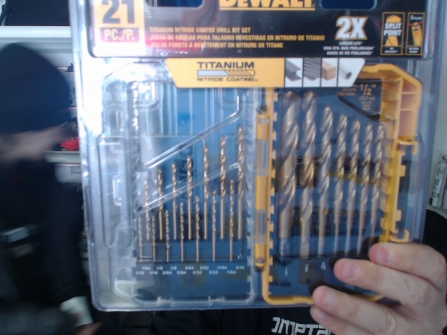 Jeu de foret a revetement 21 pcs