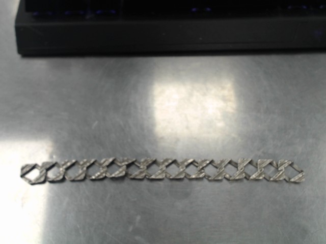 Bracelet argent maille marine pas attach