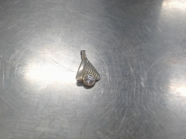 Breloque argent avec pierre