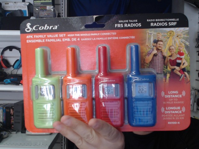 Ensemble de 4 walkie-talkie