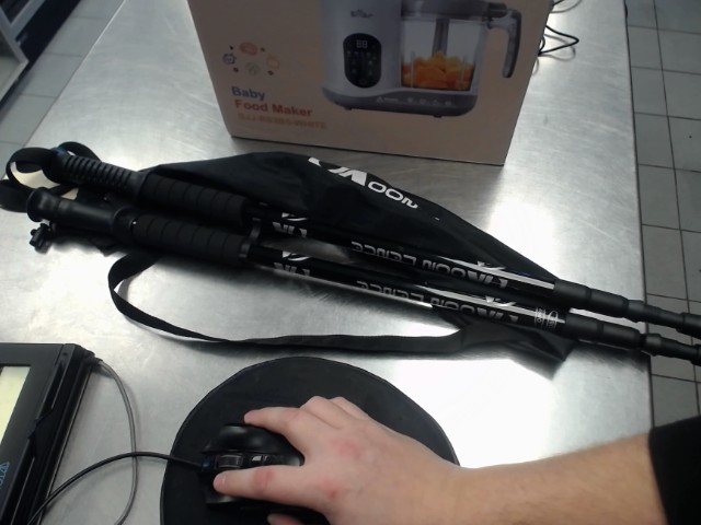 Baton de marche noir avec accesoire manq