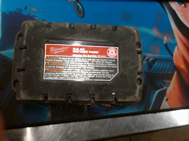 Milwaukee 3.0ah battery pack m18