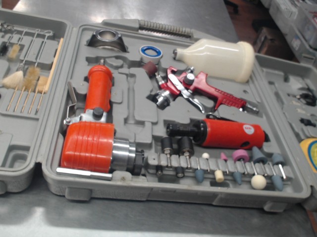 Kit bodyshop air tool dcase