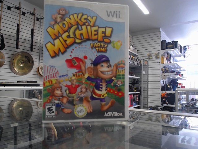 Wii monkey mischief party time
