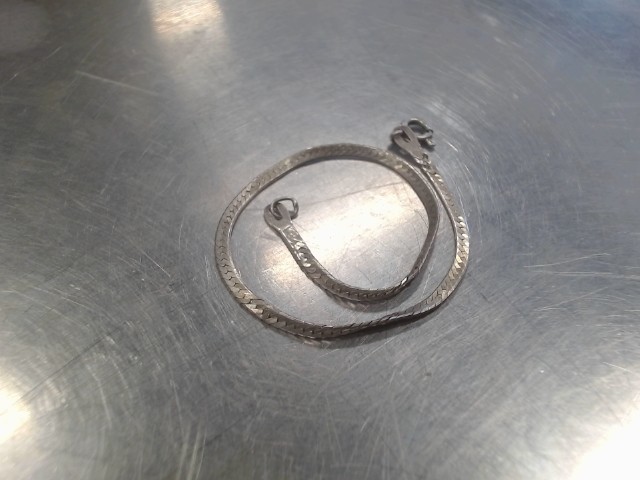 Bracelet argent maille serpant 7�