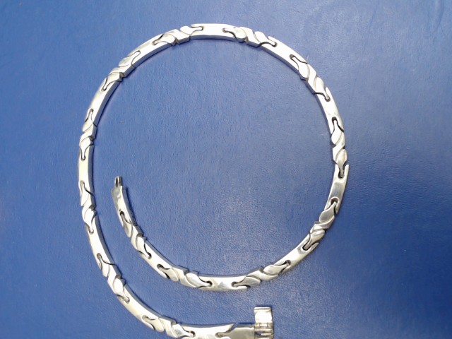 Collier en argent mexico en baton