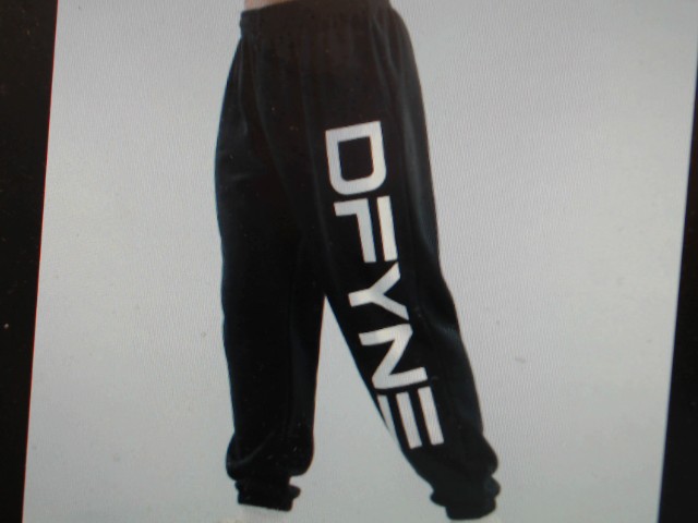 Dfyne signature cuffed jogger black xs