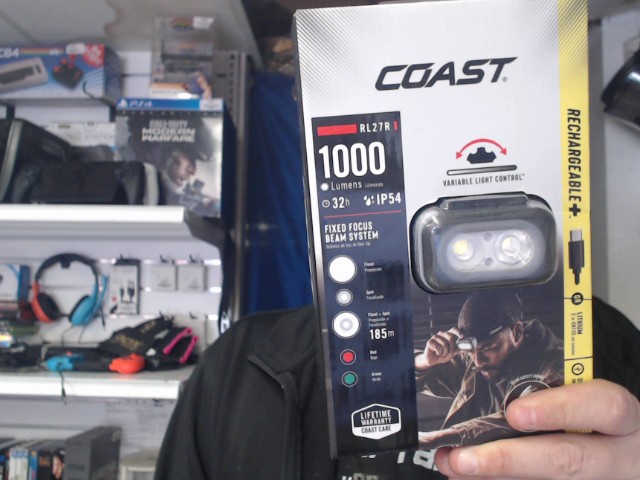 Lampe frontale 1000 lumens