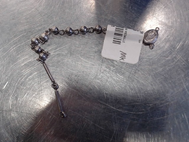 Bracelet argent boule av medaille