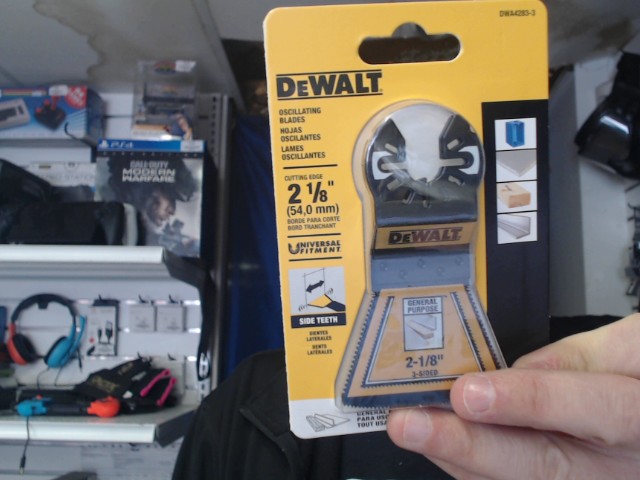 Lame oscillante dewalt