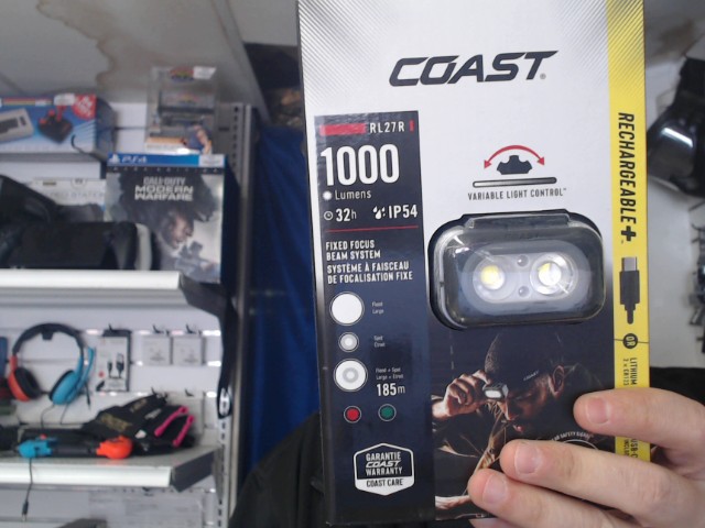 Lampe frontale 1000 lumens