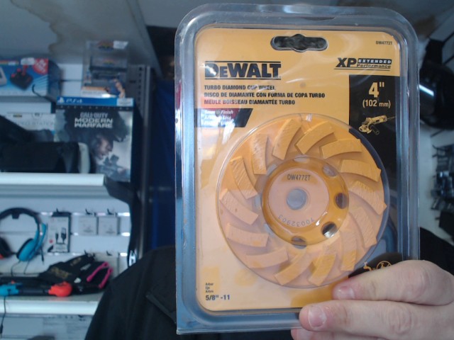 Meule boisseau diamant�e turbo