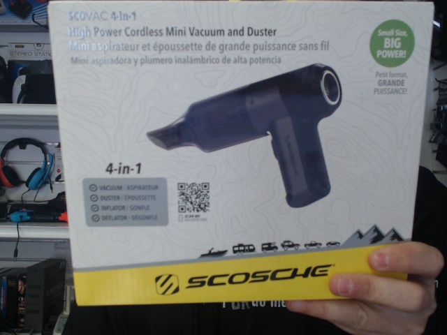 Aspirateur et epoussette 4 en 1