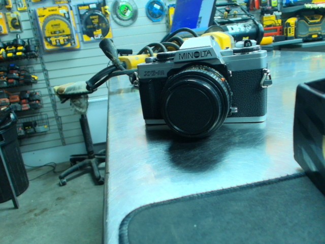 Minolta xg-m avec lens pour piece