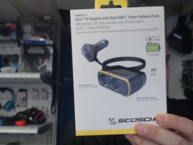 Adaptateur 12 volts double