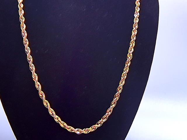 CHAINE TORSADE EN OR 10KT