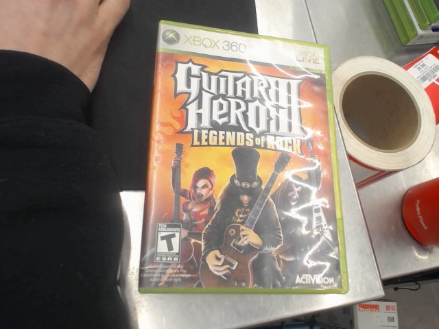 Jeu xbox 360 guitar hero 3 legends rock