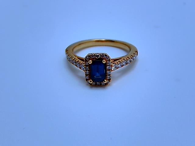 BAGUE EN OR 18KT AVEC DIAMANTS