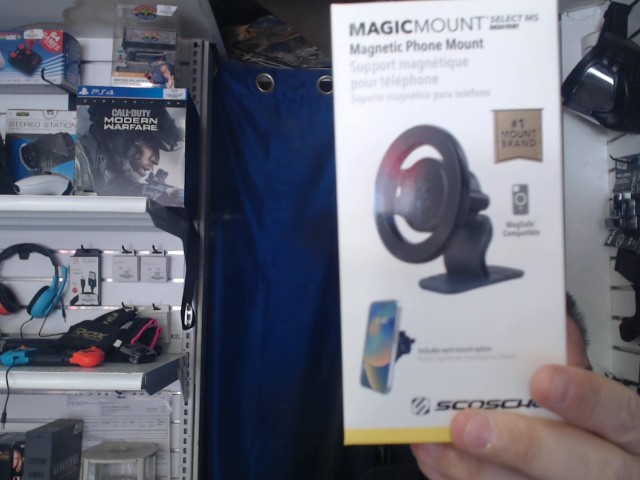 Support magnetique pour telephone