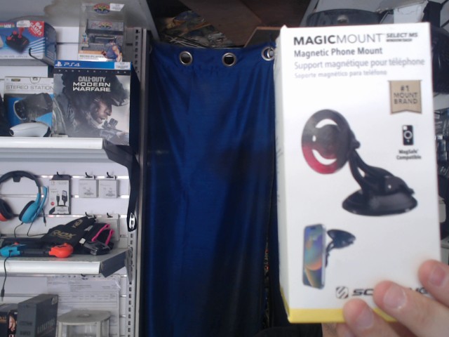 Support magnetique pour telephone