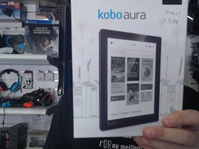 E-book tablet + boite